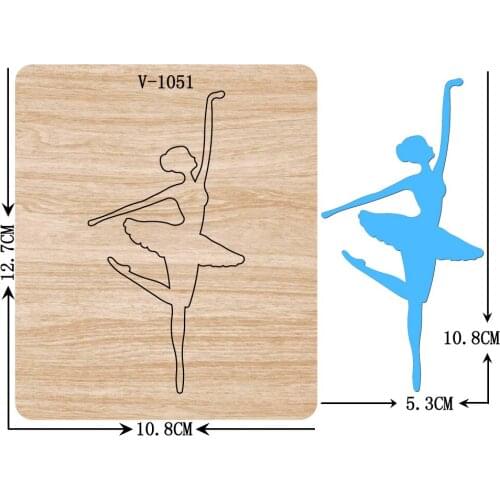 New Ballet dance, girl wooden dies cutting dies for scrapbooking /Multiple sizes /V-1051