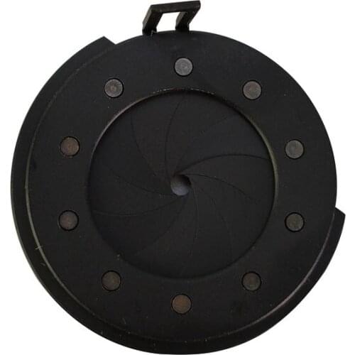 1-14 mm Durable Amplifying Metal Zoom Optical Iris Diaphragm Aperture Condenser with 10 Blades Digital Camera Microscope Adapter