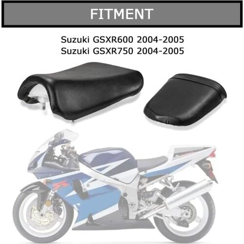 Front Rider Driver Seat Pillion Cushion for Suzuki GSXR600 750 2004-2005