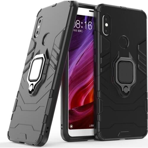 For Xiomi Redmi Note 5 PRO Note5 5pro Funda Shockproof Armor Case for Xiaomi Redmi Note 5 Pro Case Ring Holder Stand Phone Cover