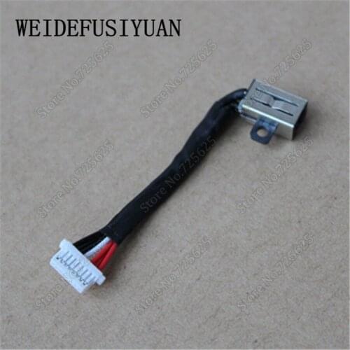 AC DC Power Jack Harness Port Connector Socket with Wire Cable for Dell Inspiron 15 5568 13 5368 13 5378 0PF8JG PF8JG