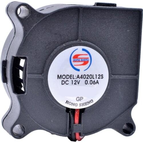 COOLING REVOLUTION A4020L12S DC 12V 0.06A 2-Pin Brushless Cooling Cooler Centrifugal Blower Fan 4020