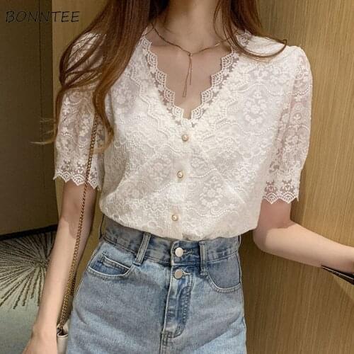 Shirts Women Trendy Sexy Style Ladies Tops Solid Simple Kawaii Soft Elegant Design Flower Comfortable New Clothing Slim Casual