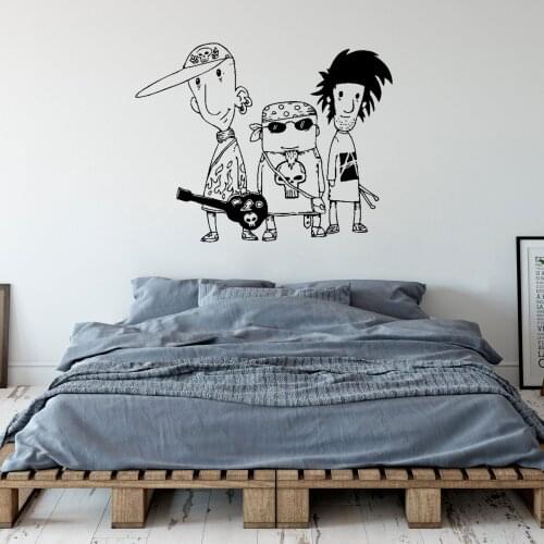 Removable primitive man cartoon Vinyl Wall Sticker Art Decal For Kids Rooms Home Decor Art Decal Wallpaper Mural DW11499