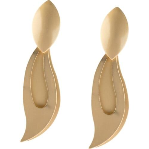 2x Salix Leaf Eardrop Dangle Ear Stud Banquet Party Jewelry New Year Gift