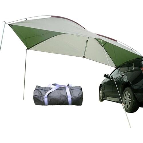 Car Roof Top Tent Awning Car Shelter Shade Camping Side Waterproof UV Camping Tent Automobile Rooftop Rain Car Rear Canopy