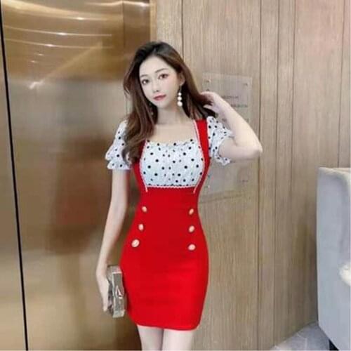 New Fashion Women Square Collar Chiffon Patchwork Puff Sleeve Mini Dress 2021 Summer Runway Large Size Zipper Ladies Vestidos