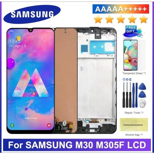 6.4'' LCD For Samsung Galaxy M30 2019 Display Touch Screen Digitizer Assembly Replacment For Galaxy M30 lcd M305 M305F M305DS