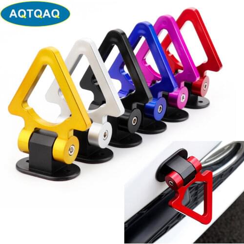 1Pcs ABS Universal Racing Towing Car Tow Hook Auto Rear Front Trailer Simulated Multi Colors