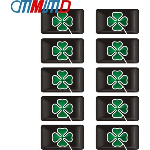 10pcs Car Styling 3D Epoxy K5 Logo Decal Emblem Car Sticker for Alfa Romeo 4C 8C 156 166 159 Giulietta Spider GT Accessories