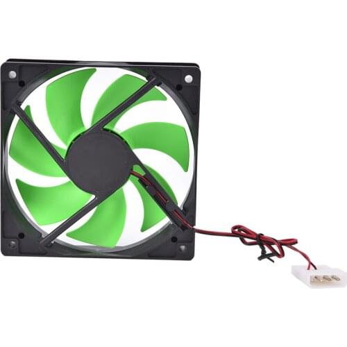 12cmx12cmx1cm Cooling Cooler PC Computer Case CPU Fan Airflow CPU Cooler Radiator DC 12V 4 Pin Power Connector