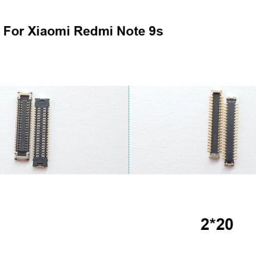 2pcs Dock Connector Micro USB Charging Port FPC connector For Xiaomi Redmi Note 9s logic on motherboard mainboard Note 9 s