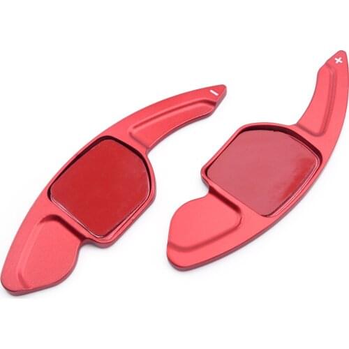 2pcs Steering Wheel Gear Shift Paddle Shifter Extension Fit For Audi A3 A4 A5 S4 (B8) S5 A6 A7 A8 S4 S6 S7 S8 Q3 Q5 Q7 TT TTS