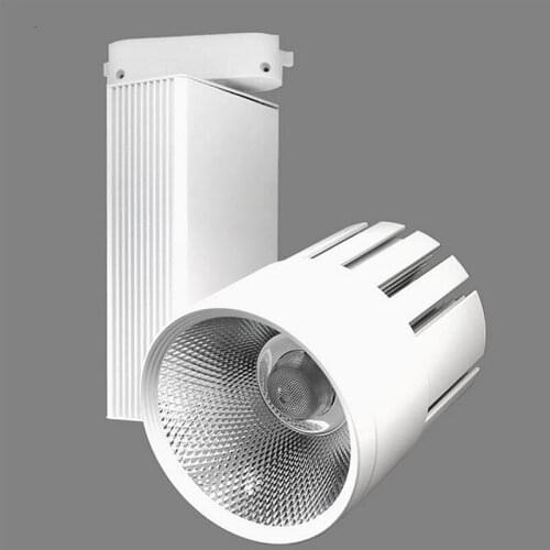 4pcs/lot 10W 20W 30W 35W 40W COB LED Track Light Bulb Cree chip spot light AC85-265 Volt LED Wall Track Lighting Free shipping