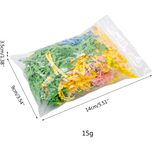 5 Bags Bird Toys Colorful Shred Paper Foot Beak Stuffing Foraging Toy Refill