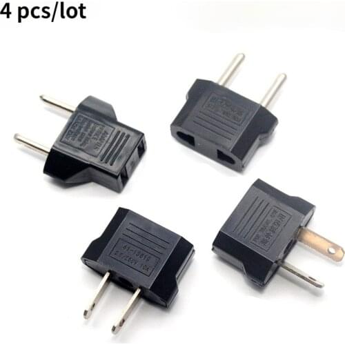 4 Type EU/AU/US Plug Travel Power EU to AU US Plug AU US to EU Plug Adapter Charger Adaptor Converter AC Power Plug Adaptor