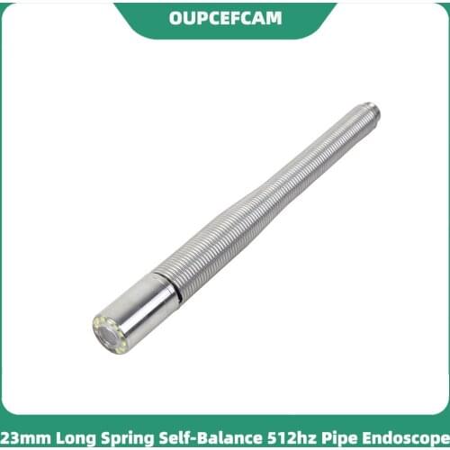 WOPSON 23mm Long Spring Auto-Balance Camera With 512hz Transmitter Built-in Pipe Locator Replacement For Drain Inspection System