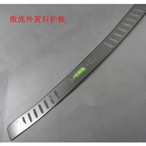 Car styling High quality stainless steel Rear bumper Protector Sill For Subaru Outback 2010-2014 car accessories