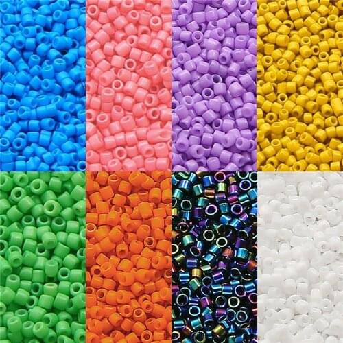 2mm Bead BB Beads Handmade DIY Production Bracelet/Necklace Braiding Loose Beads Accessories Hairpin Tassel Beads Material