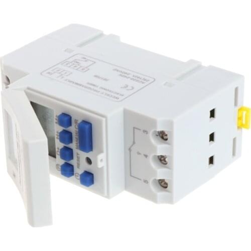 AC 220V 16A Digital LCD 7-Day Programmable Timer Time Relay Switch