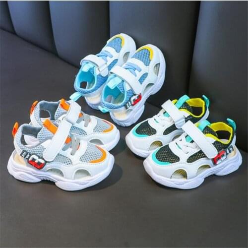 Disney 2021 summer new childrens shoes boy net surface breathable sneaker ultralight leisure toddler shoes of the girls