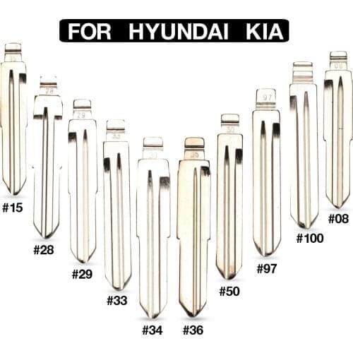 Kutery Folding Flip Remote Car Key Blade For Kia For Hyundai Tucson Accent Getz Matri Sonata HYN14R KD Car Key Blade Replacement