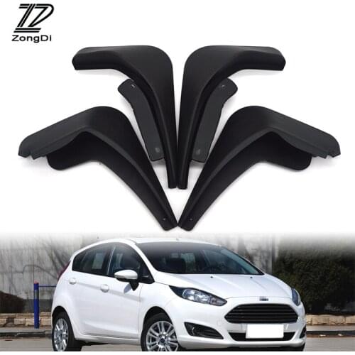 ZD Car Front Rear Mudguards For 2009 2010 2011 2012 2013 2014 2015 2016 Ford Fiesta Mk7 Car-styling Mudflaps Accessories Fenders