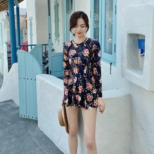 Long Sleeve Swimsuit Woman Bathing Suit Swimsuits Women Summer 2020 Rash Guard New By Print Viscose Rashguard Female