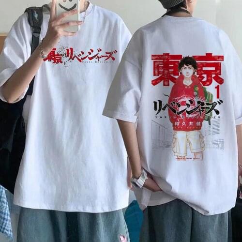 2021 Hot Japanese Anime Tokyo Revengers T Shirt Men Kawaii Harajuku Hip Hop Unisex Summer Tops Tshirt Male