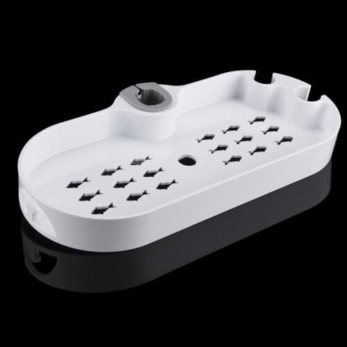 Multifunction Home Decor Organizer Bathroom Lifting Rod Removable Stand No Drilling Soap Holder Shower Shelf Storage Rack Tray