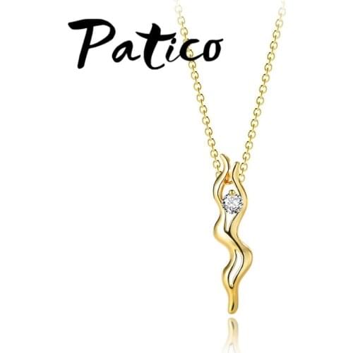Fashion Design Women 24K Gold Coated Necklace 925 Sterling Silver Dancing Girl Pendant Necklace For Party Jewelry Gifts