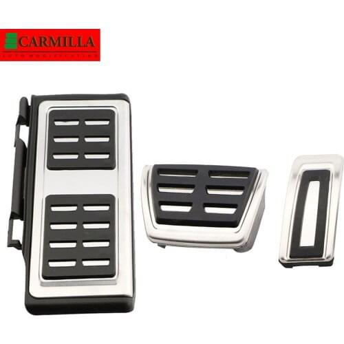 AT MT Car Pedal Cover for Volkswagen VW Passat B8 2015 2016 2017 2018 2019 2020 2021 Gas Brake Pedals Foot Rest Pads Carmilla