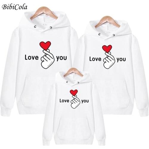 Family Clothing New Autumn Long Sleeve Hoodie Mother Father Boy Girls Cotton Clothes Set Family Matching Outfits Hooded Sweater