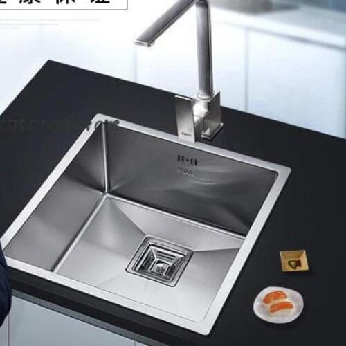 304 Stainless Steel Manual Sink Pantry Bar Counter In The Island Small Single-bath Sink Kitchen Sink