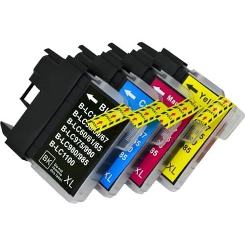 Compatible Ink Cartridges for Brother LC38 LC985 LC990 LC39 LC975 DCP-J125 DCP-J315W DCP-J515W MFC-J415W MFC-J410 Printer