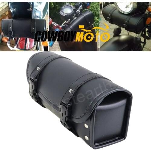 Universal Motorcycle Sissy Bar Saddle Bag Side Luggage Bag Storage Tool Pouch For Harley Cruiser Honda Yamaha Suzuki Kawasaki