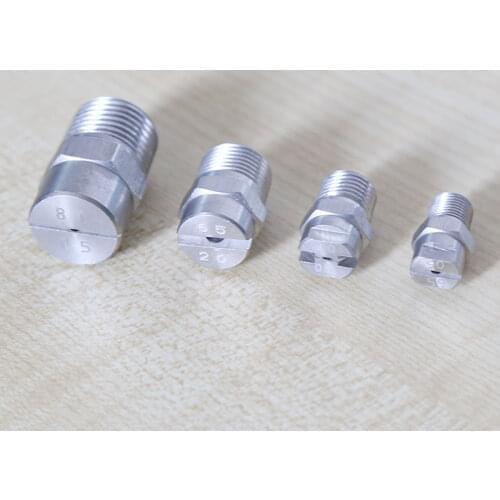 10 pcs/lot ) 1/2" SS304 vee jet flat fan spray nozzle, Industrial / factory cleaning, dust removal nozzle,Watering Kits