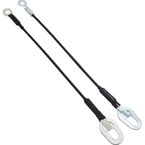 2Pcs Exterior Rear Tailgate Cables Truck Replacement Supplies for Ram 1500 94-01 1994-2001 for Ram 2500/3500 94-02 55345125AB