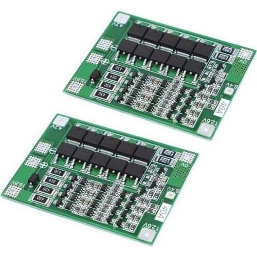 4S 40A Li-ion Lithium Battery 18650 Charger PCB BMS Protection Board with Balance for Drill Motor 14.8V 16.8V Lipo Cell Module