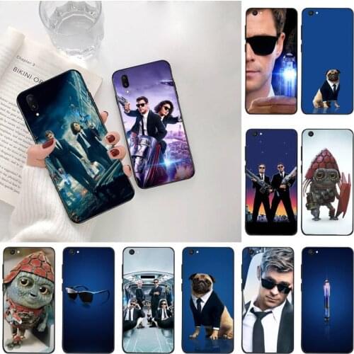 CUTEWANAN Men In Black International poster Soft Silicone TPU Phone Cover For Vivo Y91c Y17 Y51 Y67 Y55 Y93 Y81S Y19 V17 vivos5