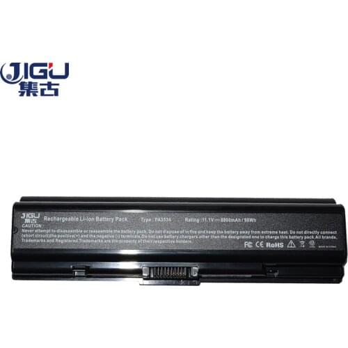 JIGU Black Laptop Taptop For TOSHIBA Equium A200 L300 L300D Satellite A210 A200 A202 A205 A210 A215 A300 A300D A305 A305D