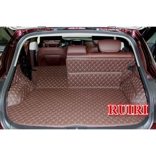 Good quality! Special car trunk mats for Infiniti QX50 2017-2013 waterproof boot carpets cargo liner for QX50 2015,Free shipping