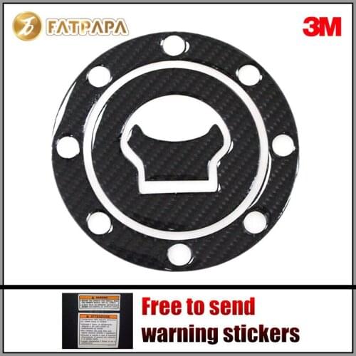 Carbon Fiber Motorcycle Fuel Gas Tank Cap Covers Pad Sticker Protector Fit For Suzuki GSXR 600 750 1000 1300 Hayabusa SV650