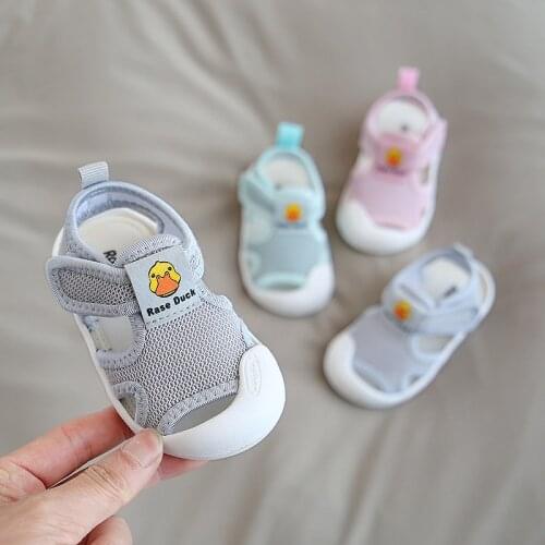 2020 Summer Infant Toddler Shoes Baby Girls Boys Shoes Non-Slip Breathable Kids Children Anti-collision Casual Beach Shoes