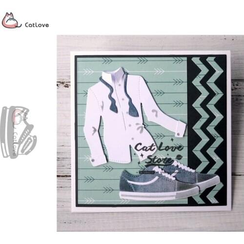 Cloth Shoes Sneaker Metal Cutting Dies Stencil For DIY Scrapbooking Paper Card Decorative Craft Dies Embossing Die Cuts New 2019