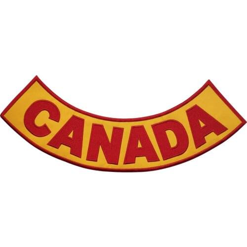 Custom Patch Canada Bandidos Rocker Biker Patch Pinup Cool Military Clothing Application Stickers DIY Any Size Patches For Cloth