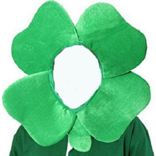New Irish Festival Carnival HAT party adult velvet clover hat stage performance hat