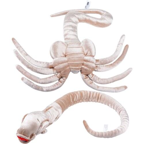 2 Styles NECA Alien Chestburster Facehugger Worm Insect Plush Peluche Soft Stuffed Toys Dolls Christmas Kids Gift