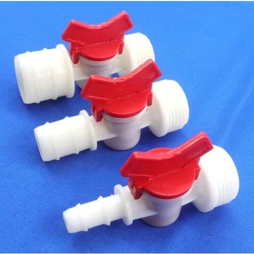50~1pcs G 3/4" Male Thread POM Plastic Ball Valve Garden lrrigation Pipe Water Switch Connector Air Hose Valves