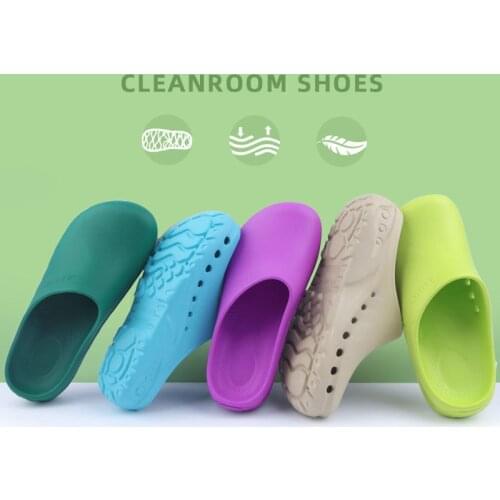 EVA Scrub Shoes Footwear Women Men Nursing Clog Slippers Work Sandal Shoes Ultralite Non-slip Slip-Resistant Clogs ANE1302